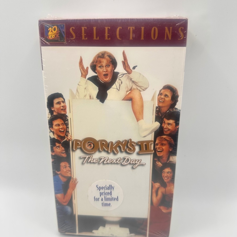 NEW! Porky's II The Next Day VHS Sealed 20th Century Fox Selections 1983 comedy